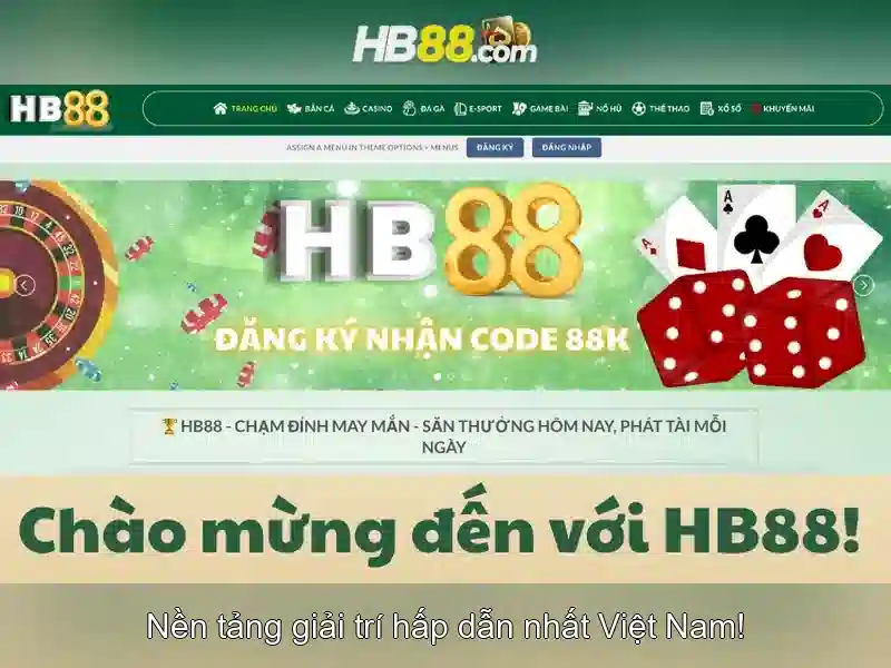 HB88: Nền tảng casino trực tuyến và các trò chơi hấp dẫn